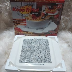 The Original Keep it Hot Microwavable Hot Plate